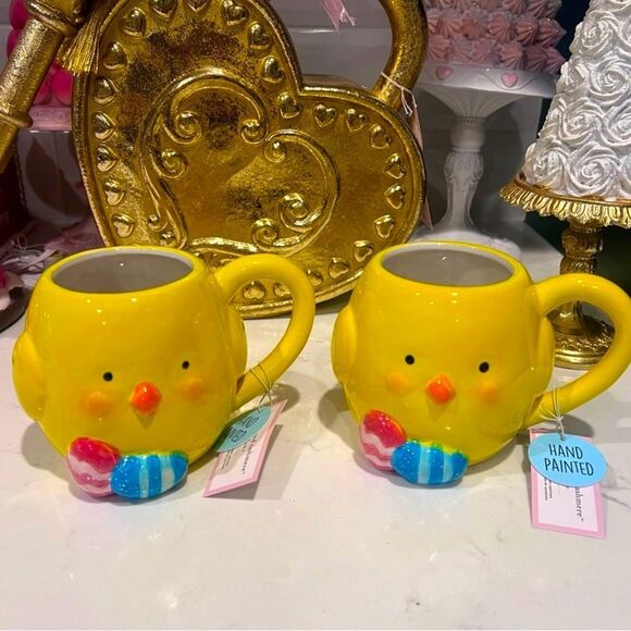 Tik Tok Viral Cupcake And Cashmere Easter Chic Mug Set of 2 - Picture 1 of 8